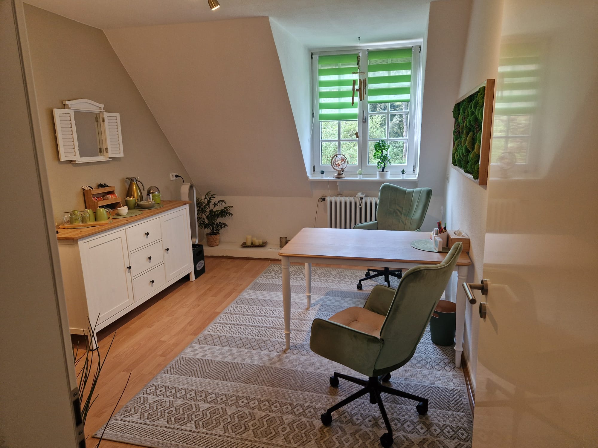 Blick ins Thearpiezimmer